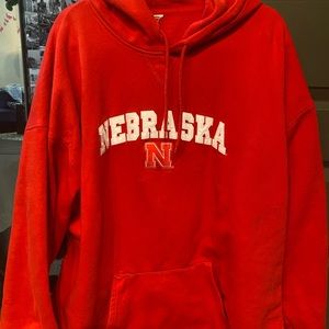 Red Oversized Hoodie